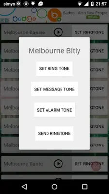 Ringtones Melbourne Tunes android App screenshot 1