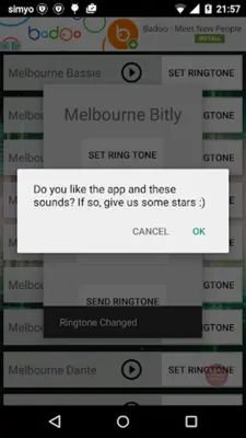 Ringtones Melbourne Tunes android App screenshot 2